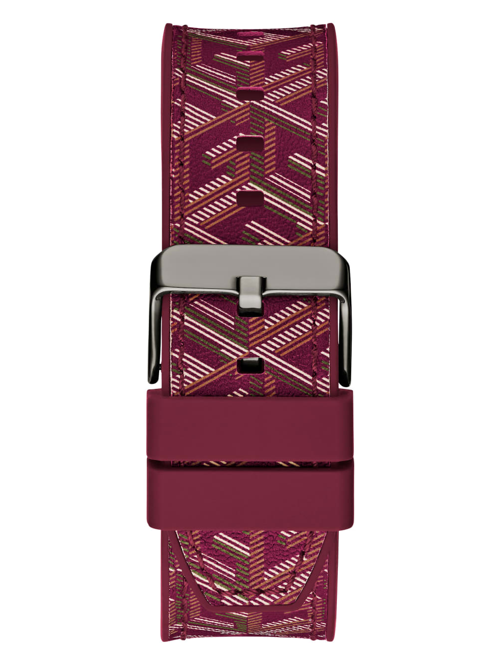 G-Cube Red Leather Multifunction Watch - Guess