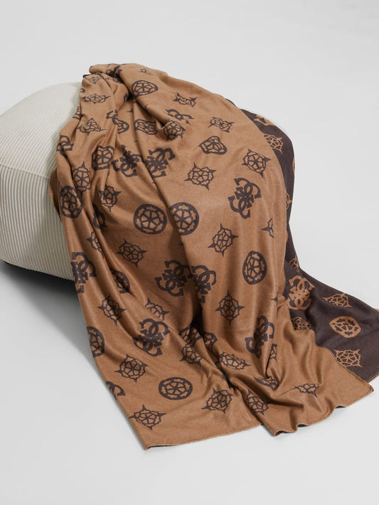 Fleece Peony Blanket - Guess