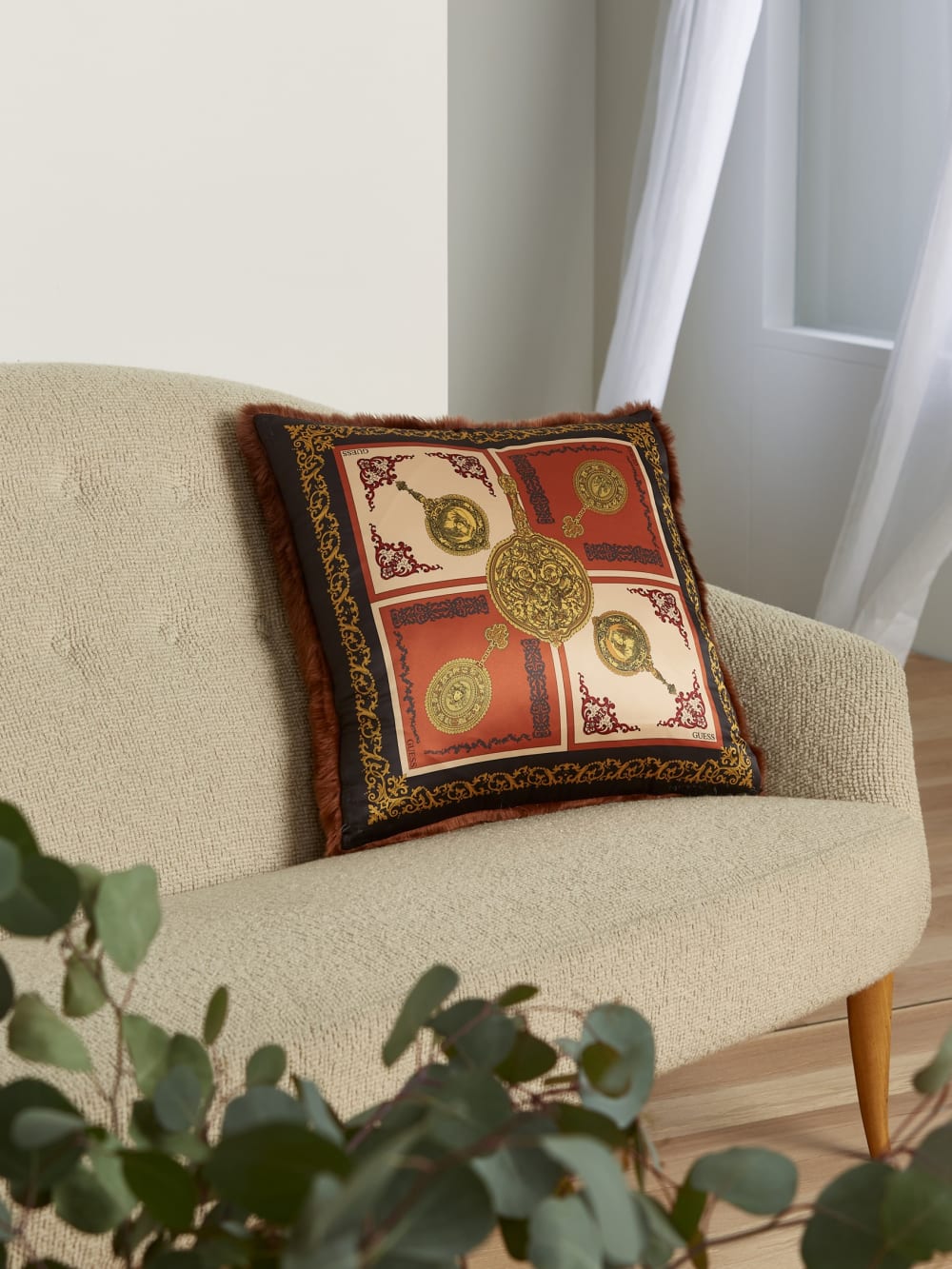 Faux-Fur Pillow - Guess