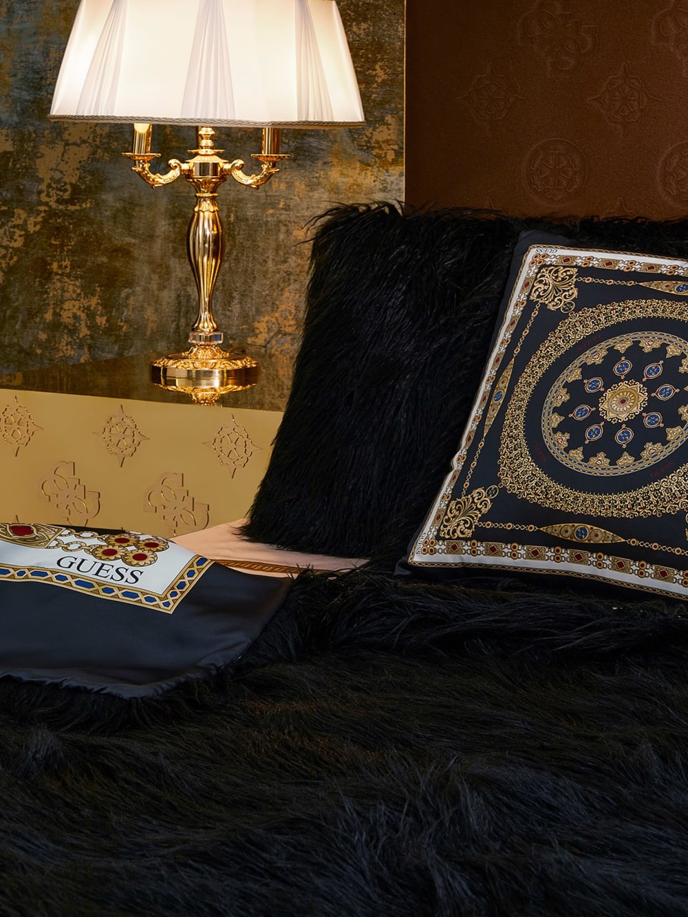Helma Faux-Fur Pillow - Guess