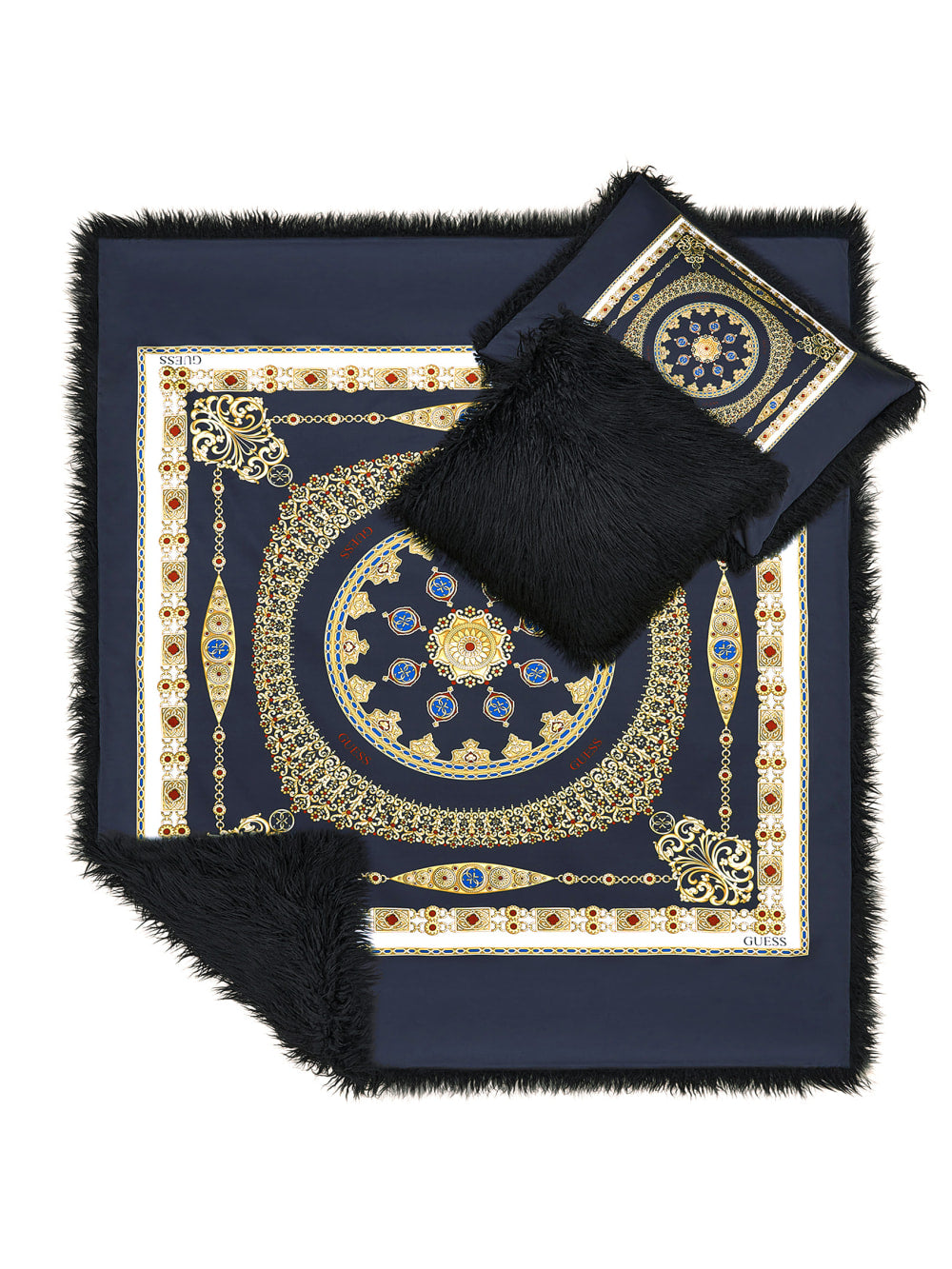 Helma Faux-Fur Pillow - Guess