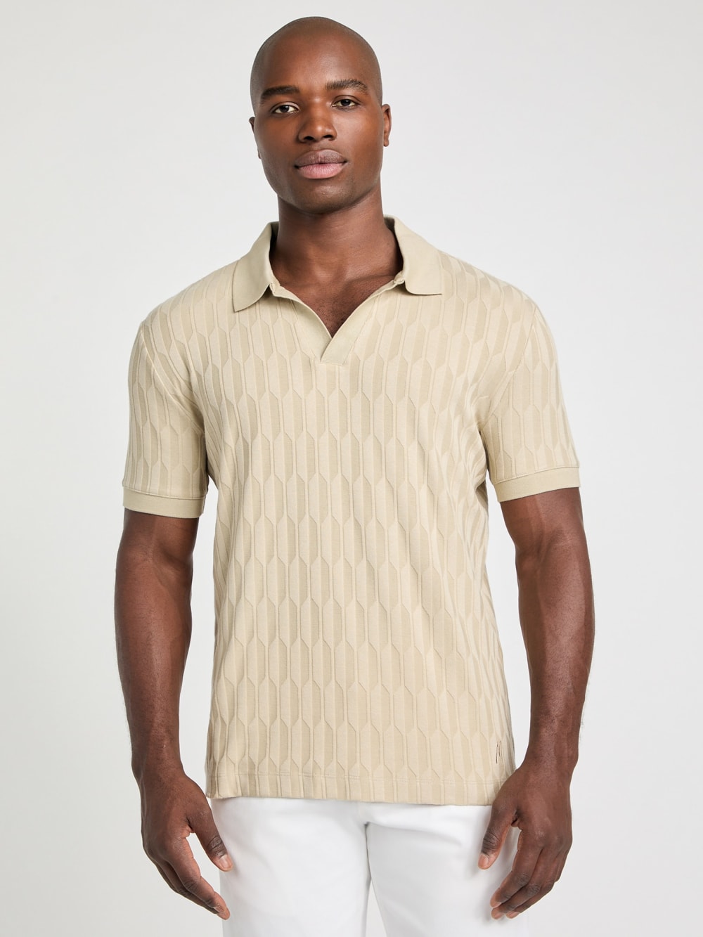 Jacquard Knit Polo - Guess