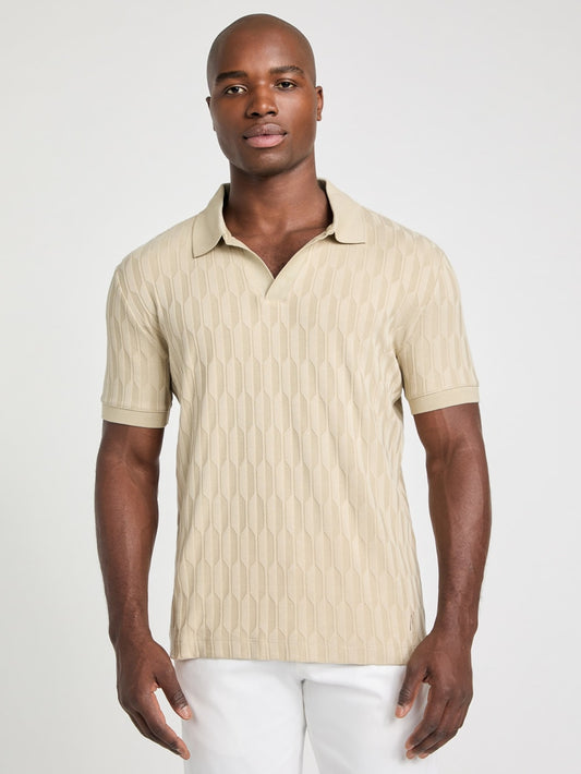 Jacquard Knit Polo - Guess