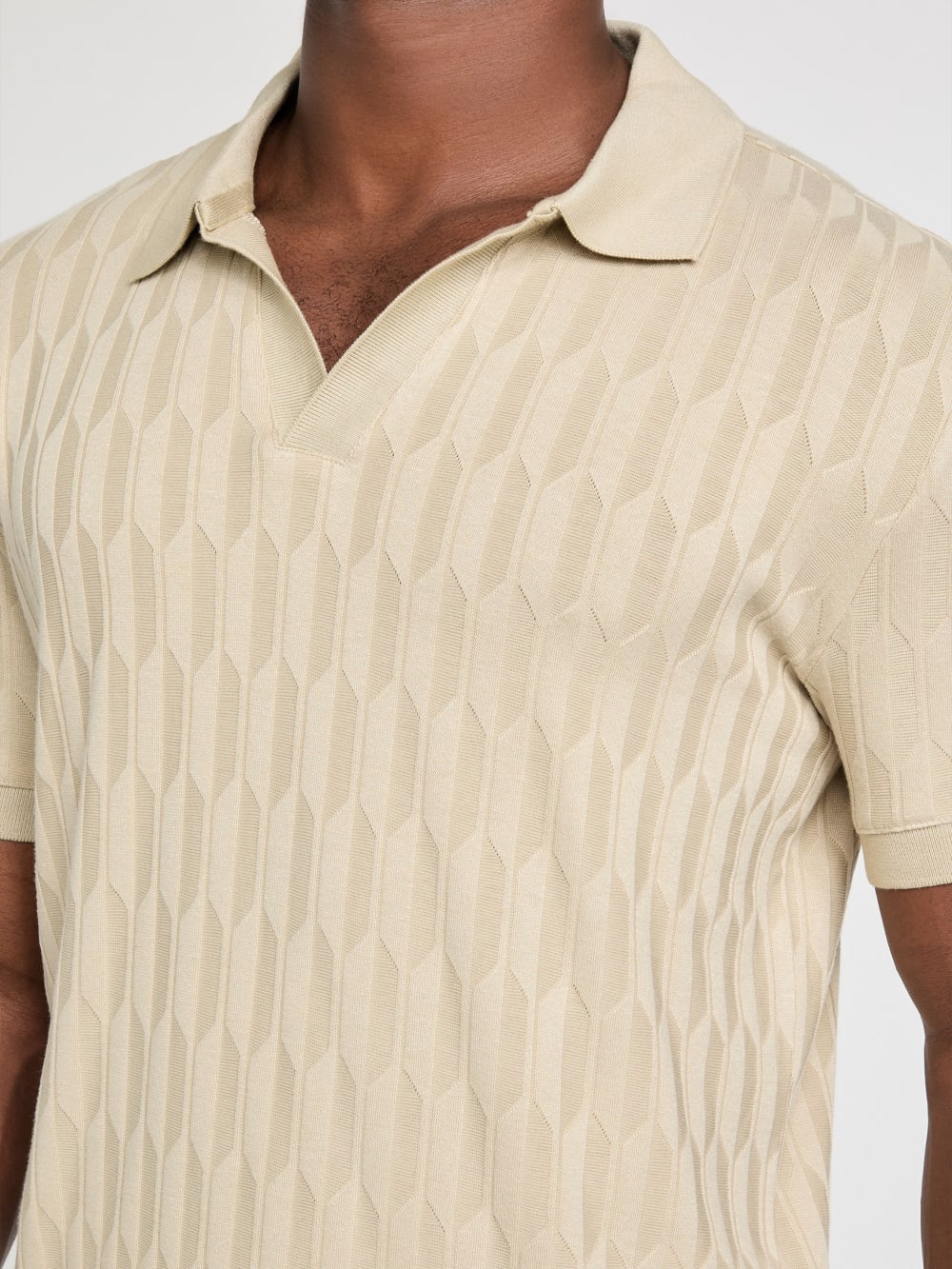 Jacquard Knit Polo - Guess