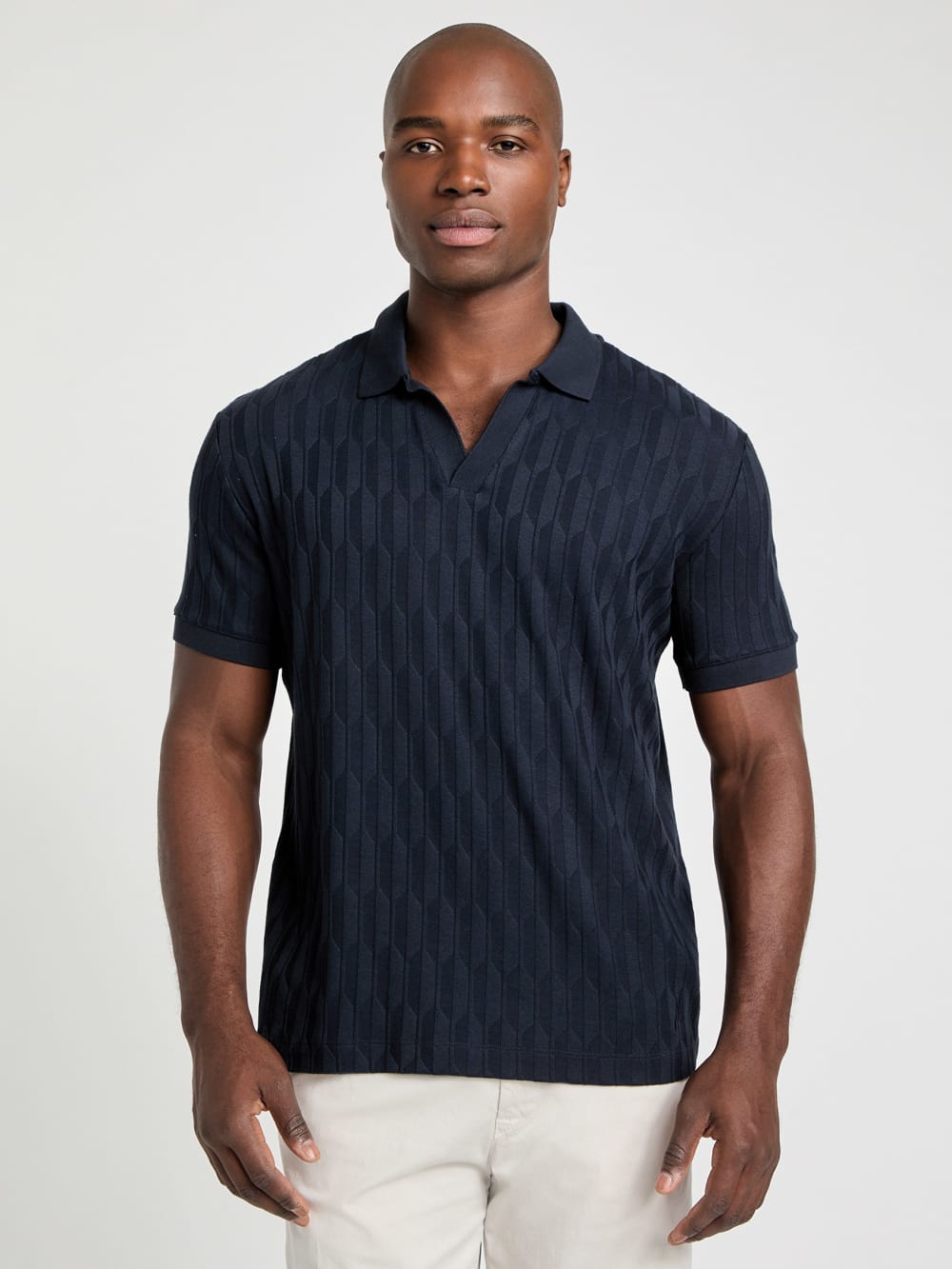 Jacquard Knit Polo - Guess