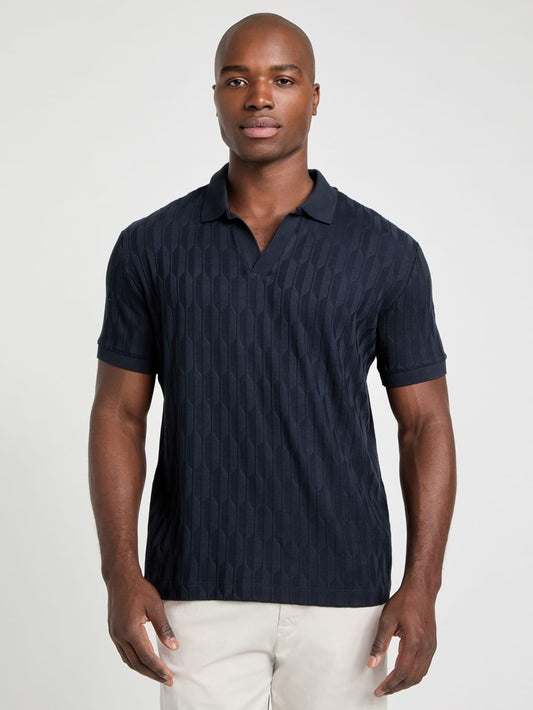 Jacquard Knit Polo - Guess
