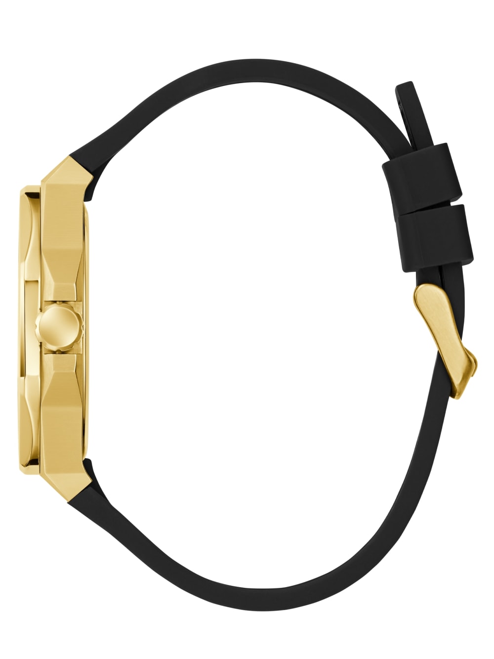 Gold-Tone and Black Analog Watch - Guess