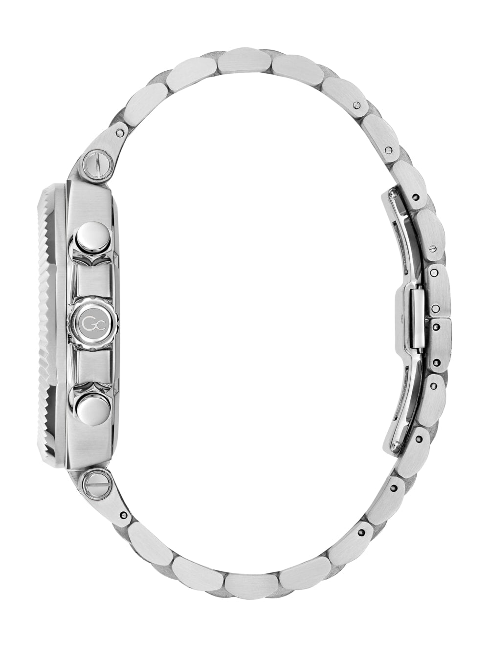 Gc Silver-Tone Multifunction Watch - Guess