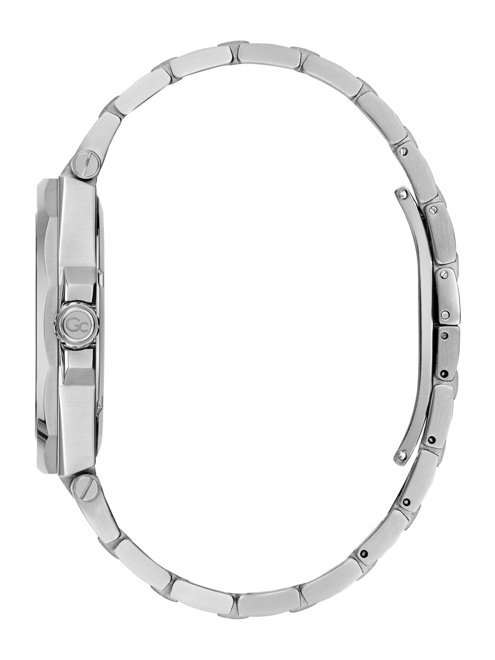 Gc Silver-Tone Multifunctional Watch - Guess