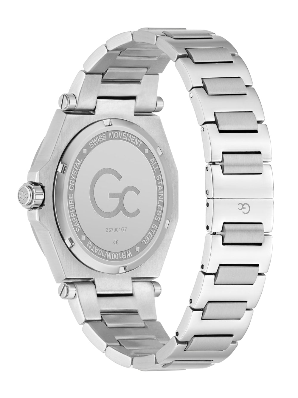 Gc Silver-Tone Multifunctional Watch - Guess