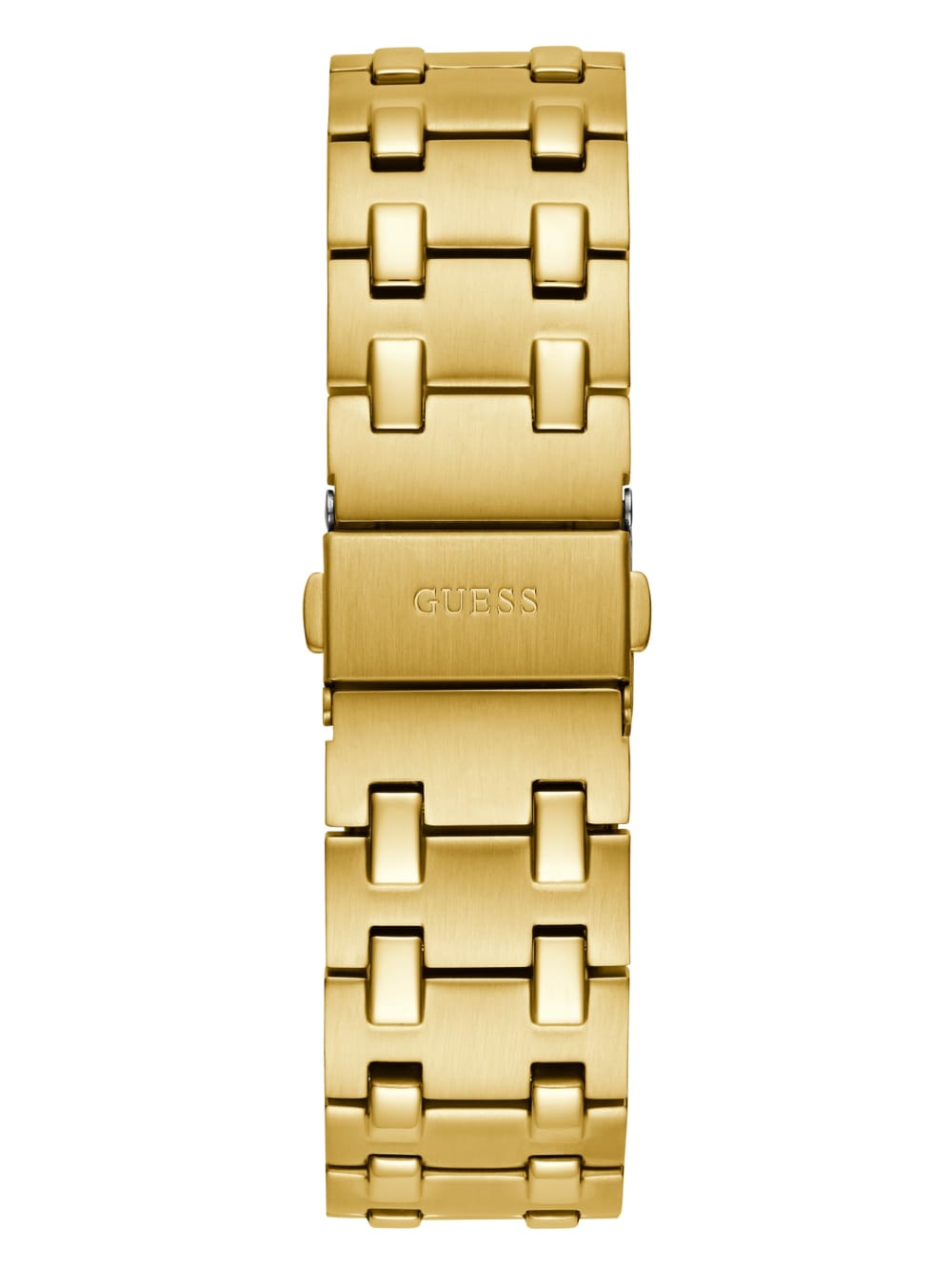Gold-Tone and Green Sunburst Analog Watch - Guess