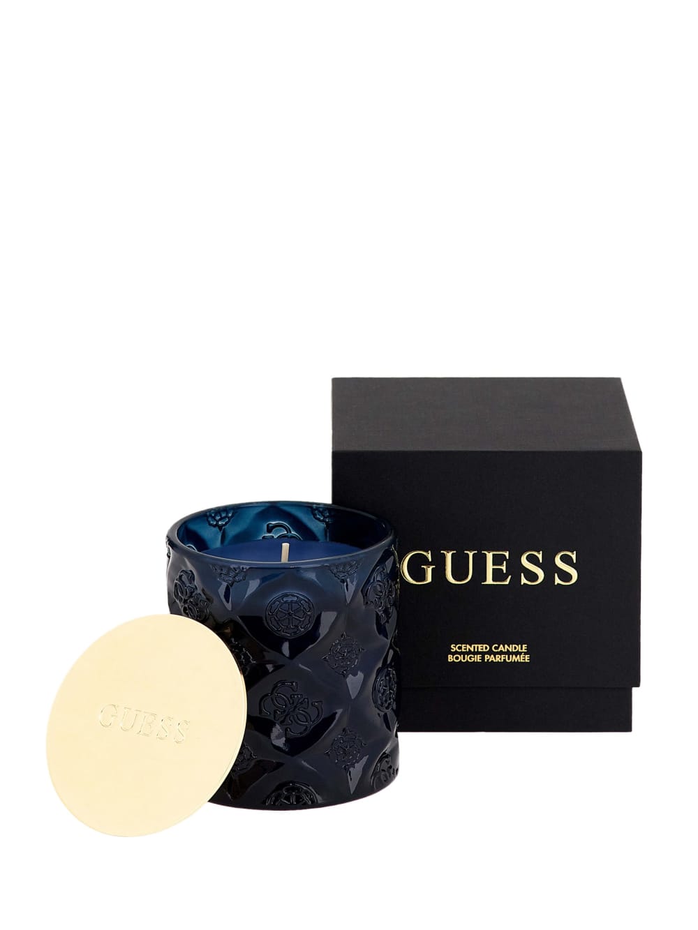 Diamond-Cut Peony Candle - Guess