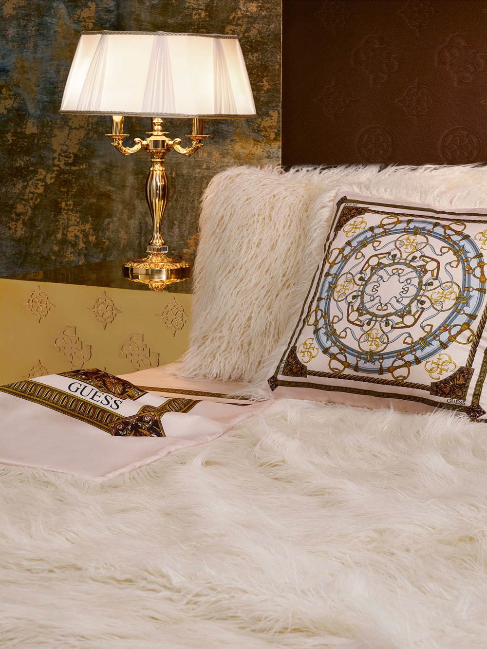 Helma Faux-Fur Pillow - Guess