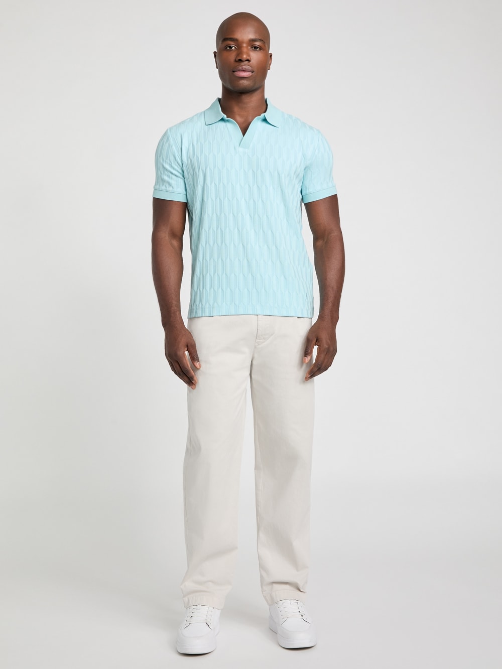 Jacquard Knit Polo - Guess