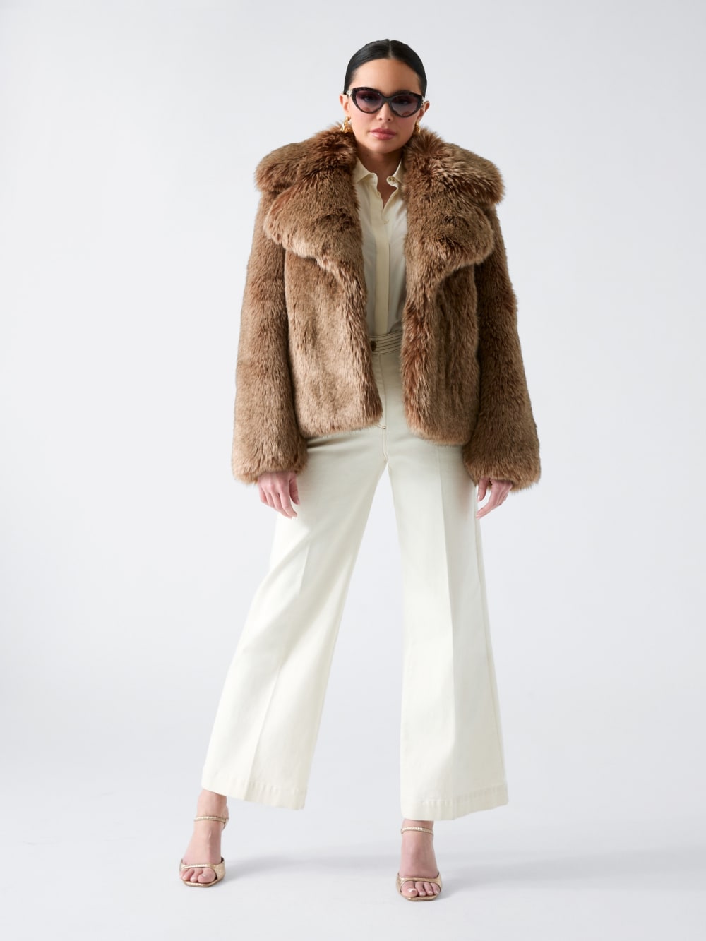 Duchesse Faux-Fur Jacket - Guess