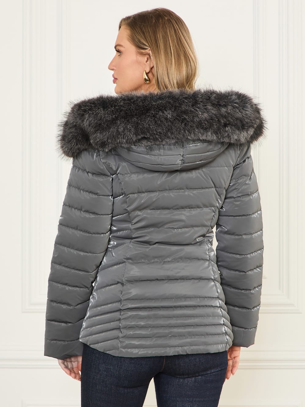 Eco Janis Short Puffer Jacket - Guess