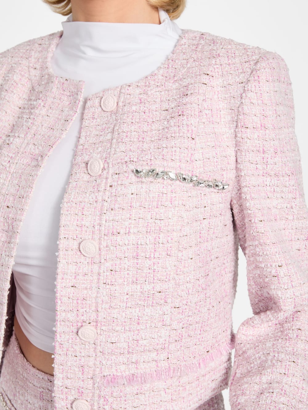 Eco Clotilde Tweed Jacket - Guess