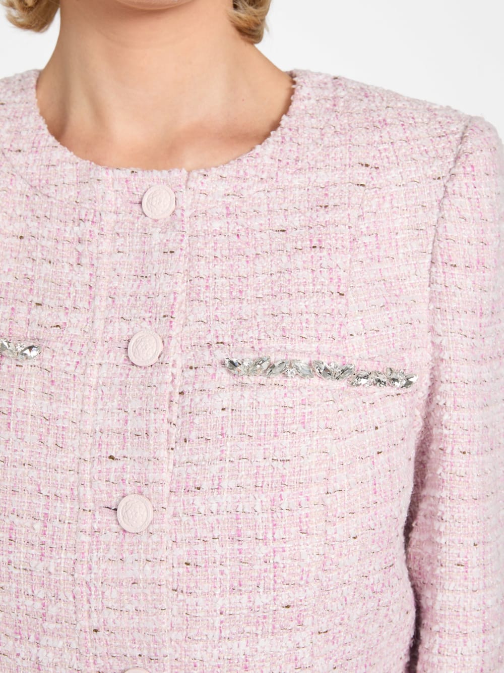 Eco Clotilde Tweed Jacket - Guess