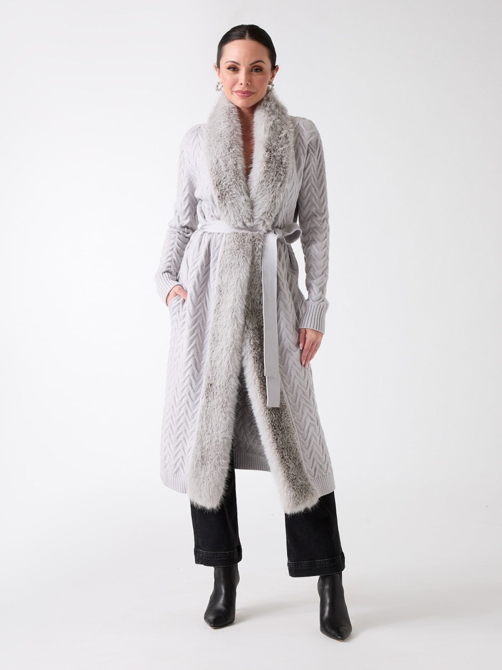 Paula Wrap Cardigan Coat - Guess