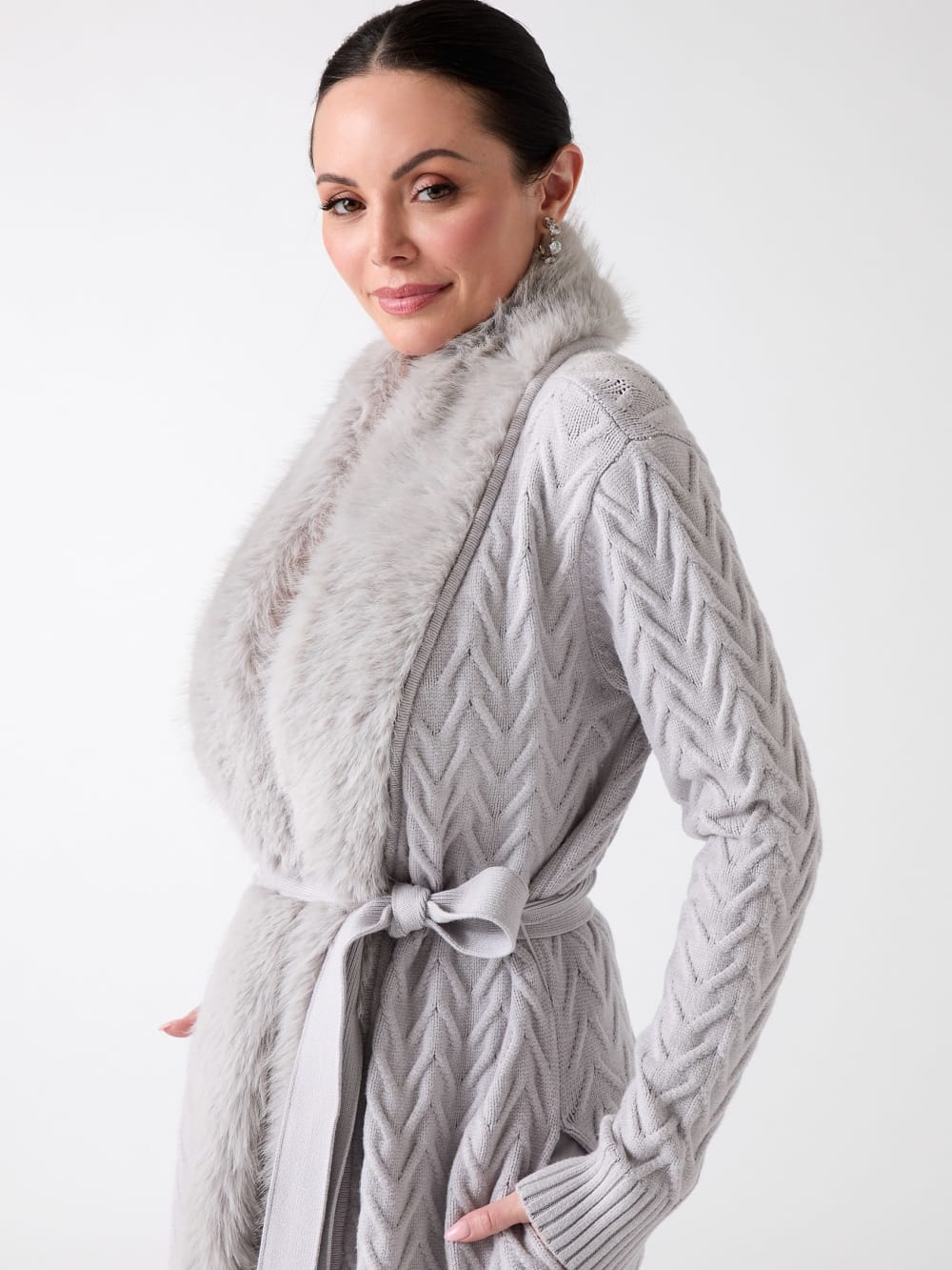Paula Wrap Cardigan Coat - Guess