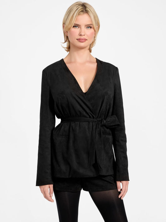 Mila Belted Blazer - Guess