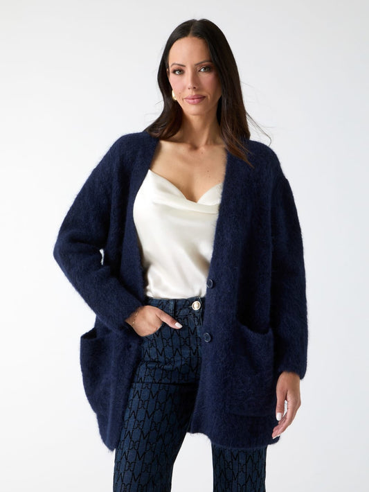 Michaela Alpaca-Blend Cardigan - Guess