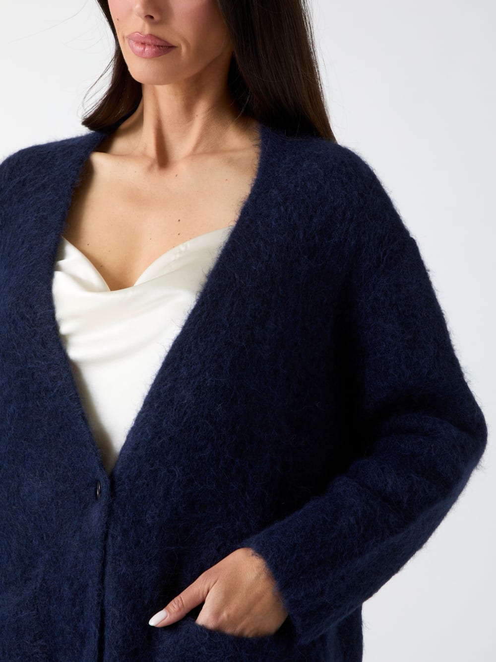 Michaela Alpaca-Blend Cardigan - Guess