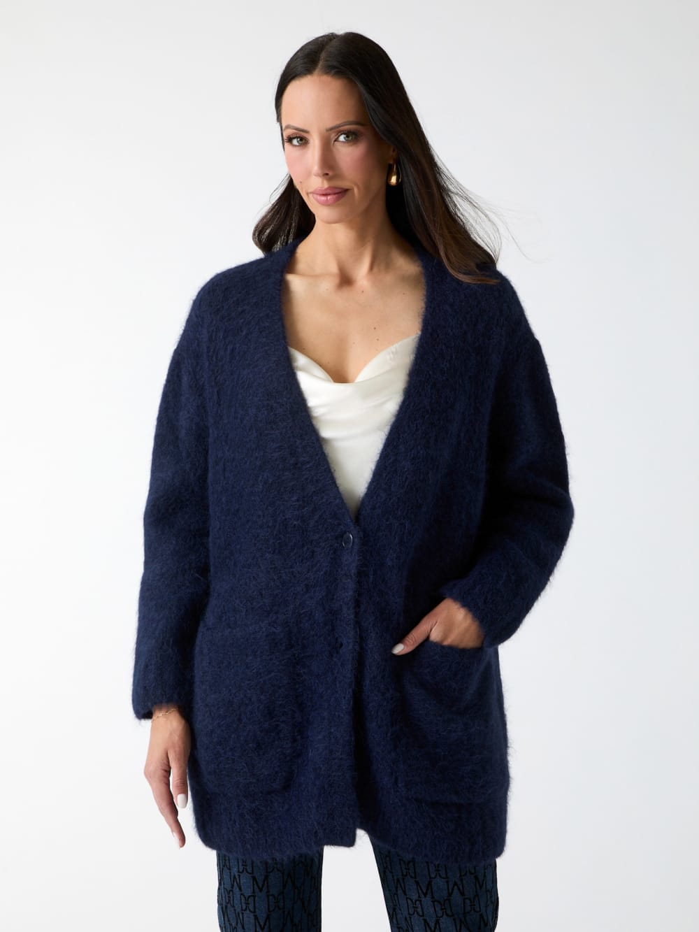 Michaela Alpaca-Blend Cardigan - Guess
