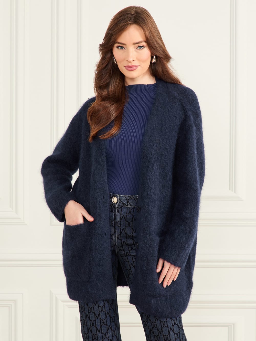 Michaela Alpaca-Blend Cardigan - Guess