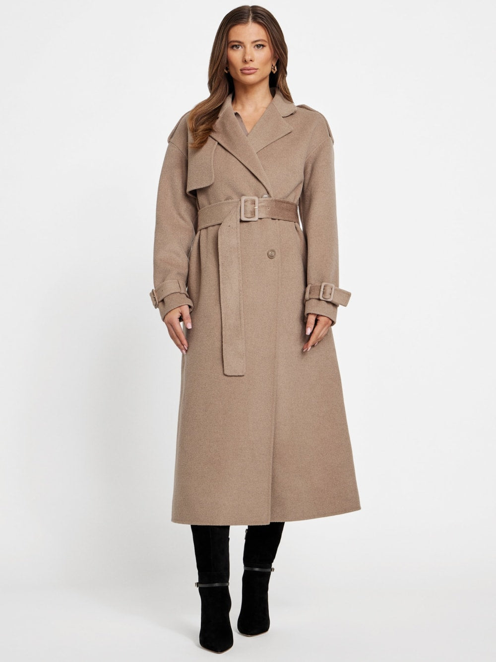 Ella Double-Breasted Coat - Guess