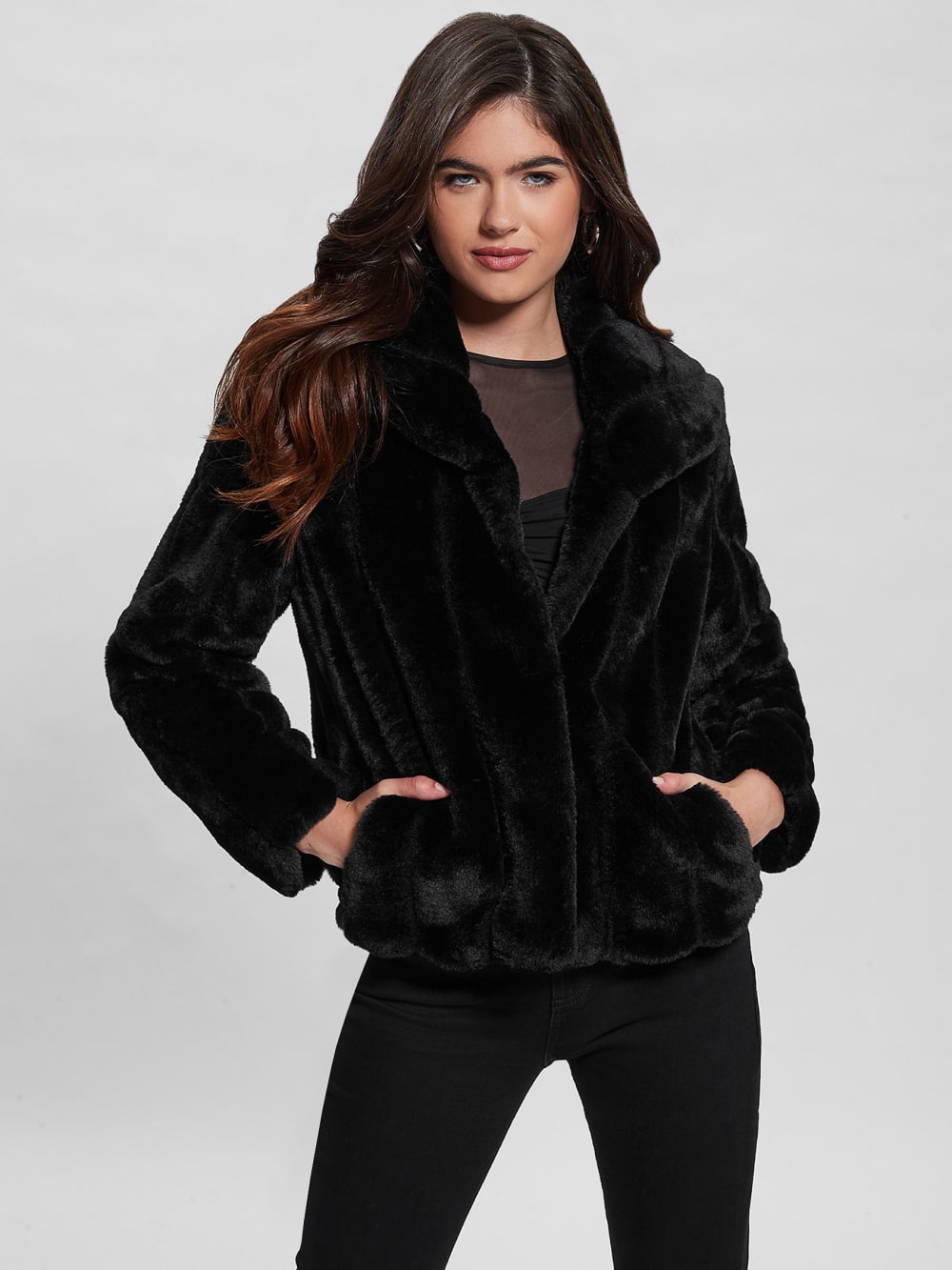 Sophy Faux-Fur Jacket - Guess