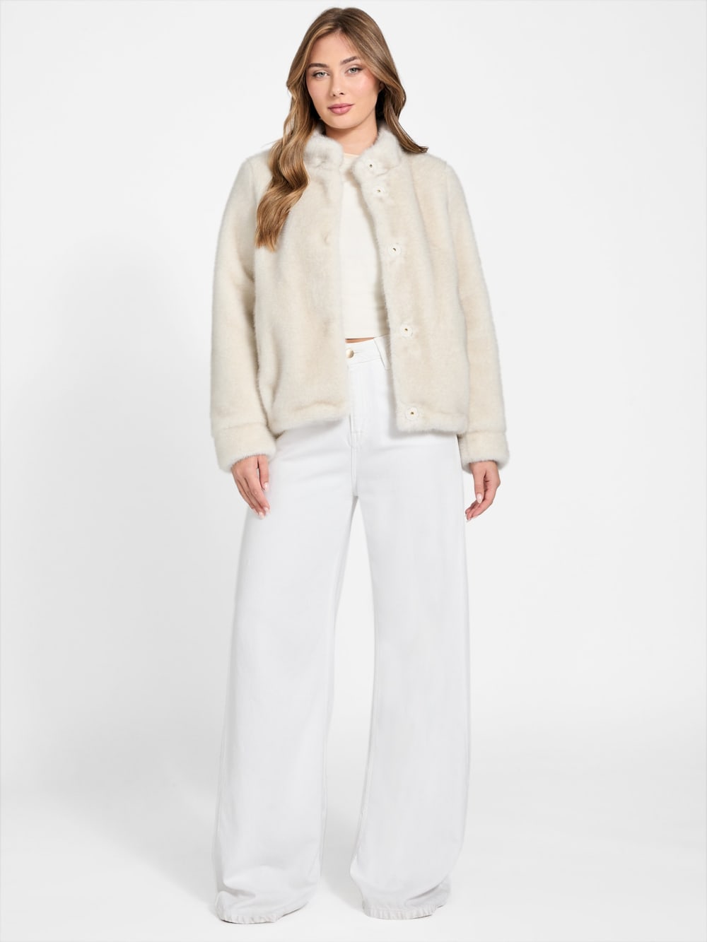 Luna Faux-Fur Jacket - Guess
