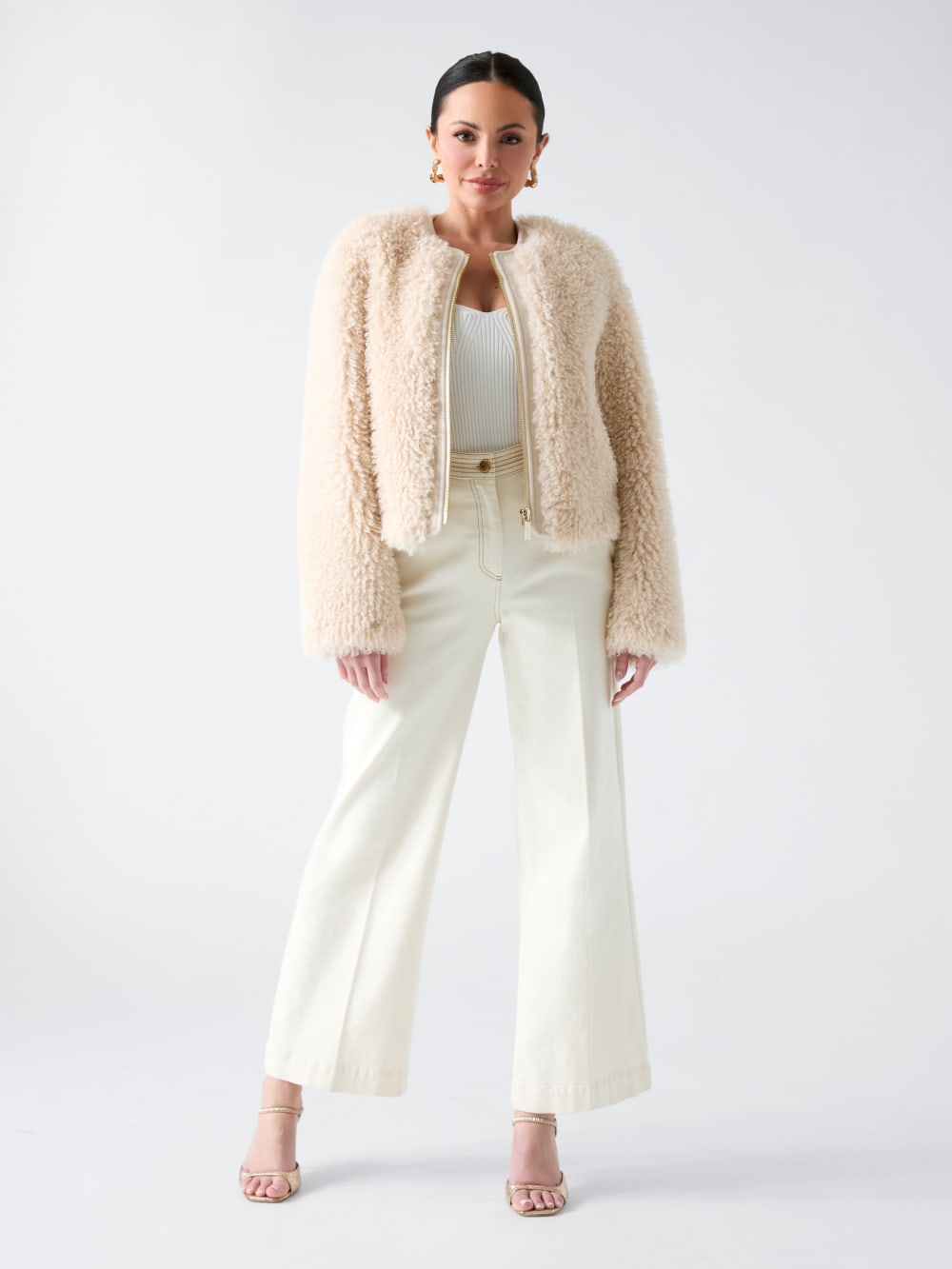 Chantal Faux-Fur Jacket - Guess