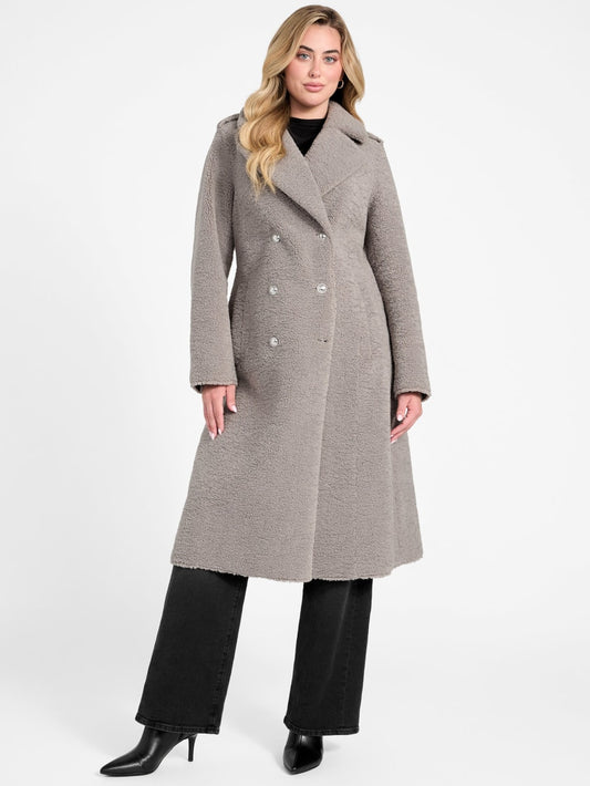 Laila Faux-Fur Coat - Guess