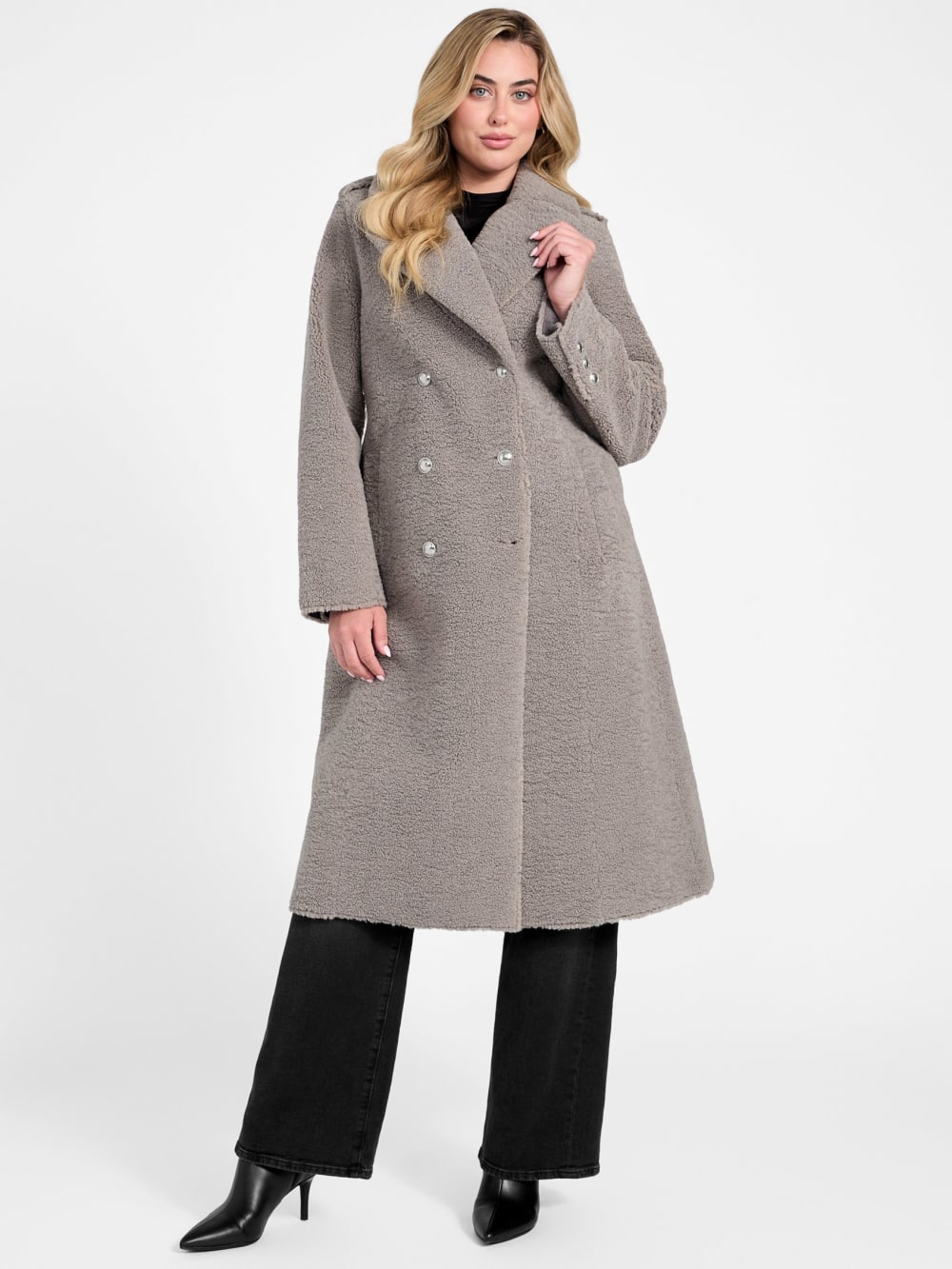 Laila Faux-Fur Coat - Guess