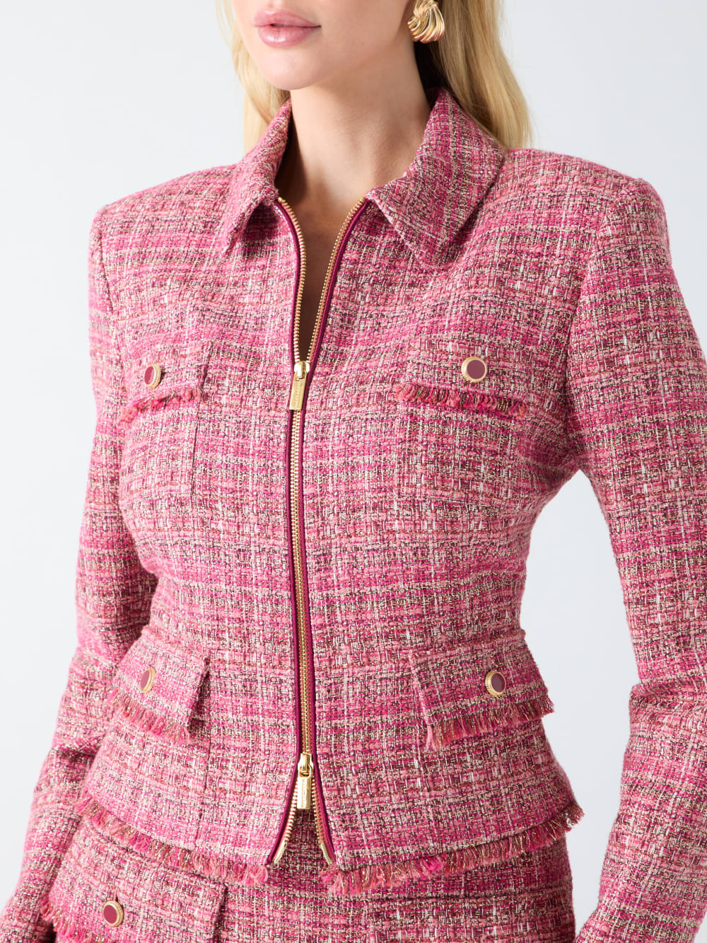 Eco Claudia Tweed Jacket - Guess