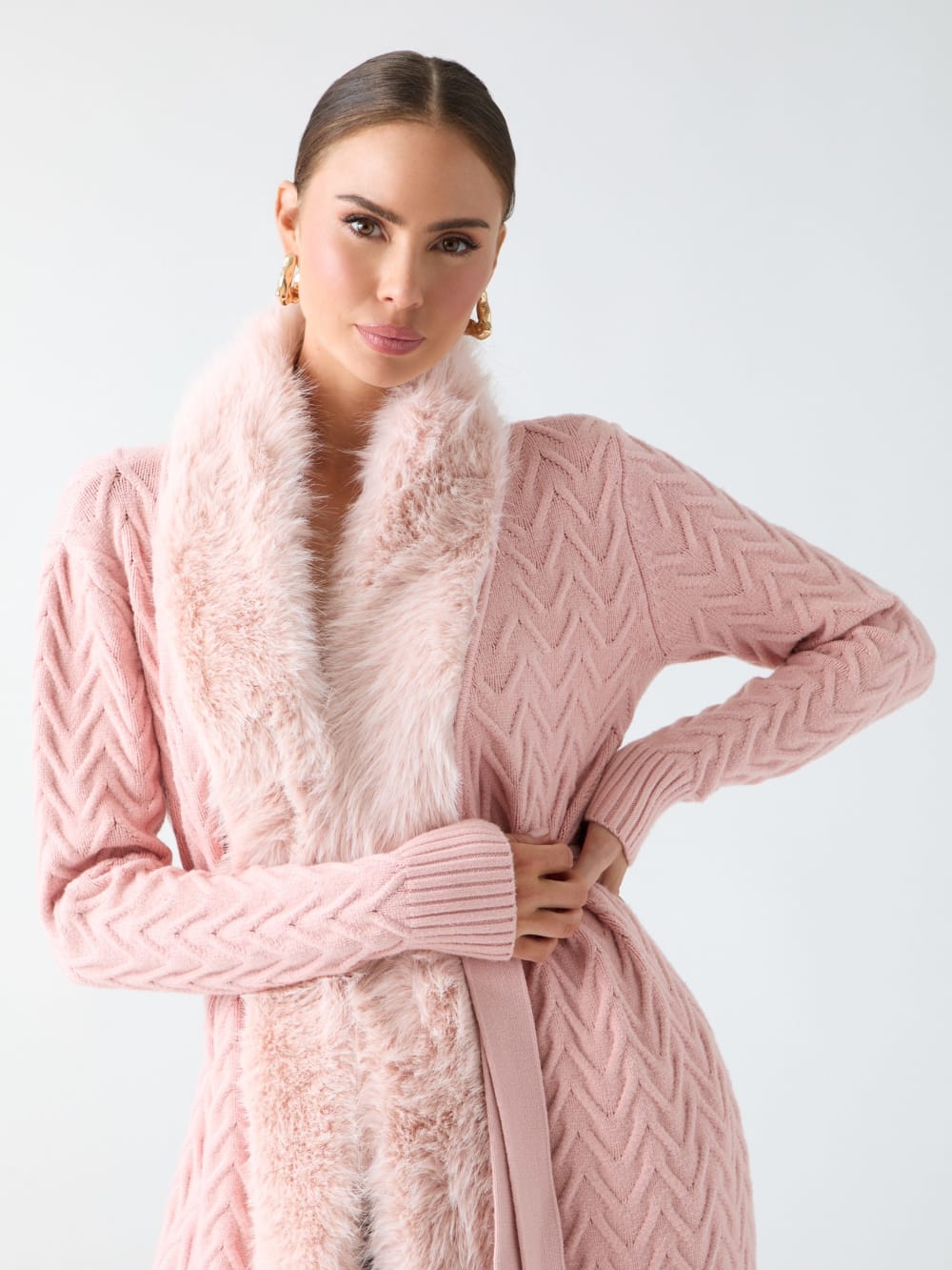 Paula Wrap Cardigan Coat - Guess