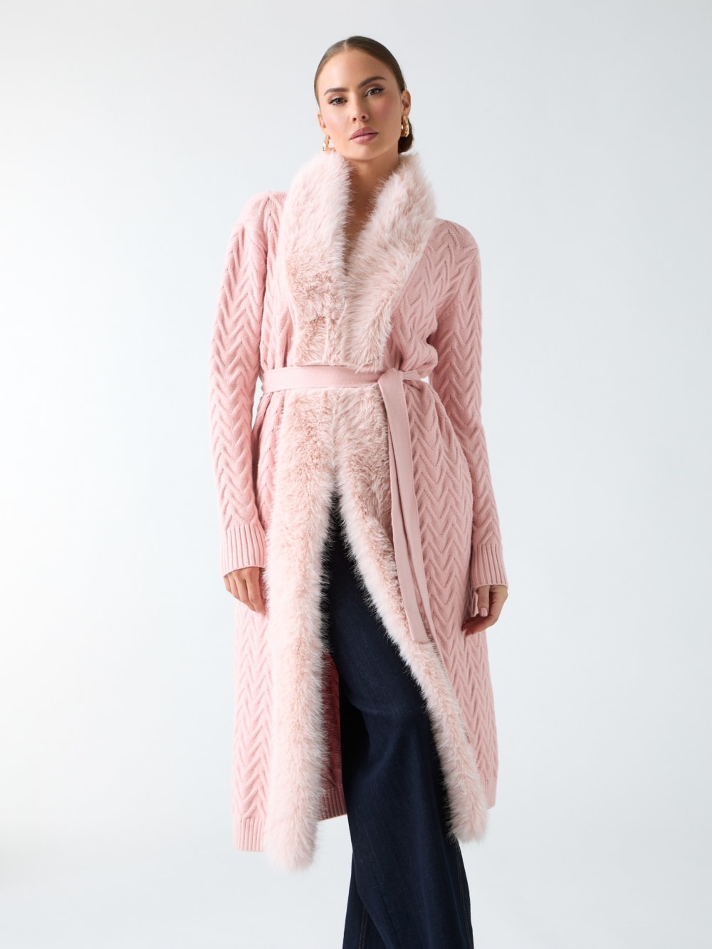 Paula Wrap Cardigan Coat - Guess