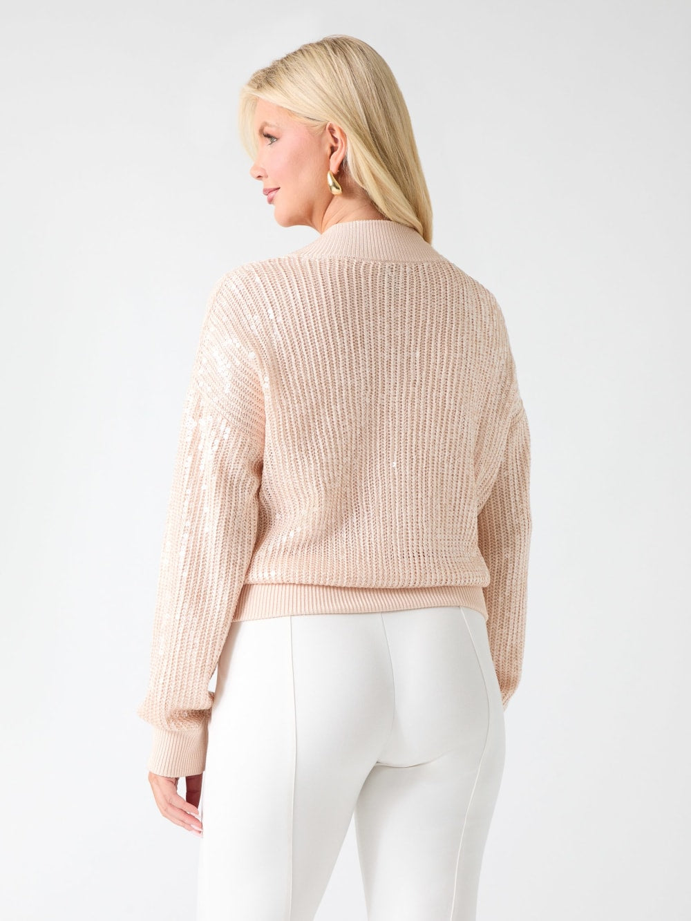 Claudia Sequins Sweater Jacket - Guess