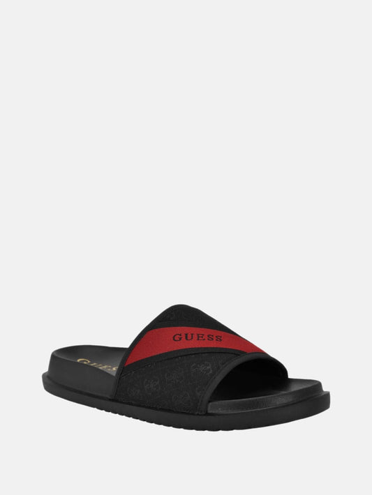 Vellden Jacquard Quattro G Slides - Guess