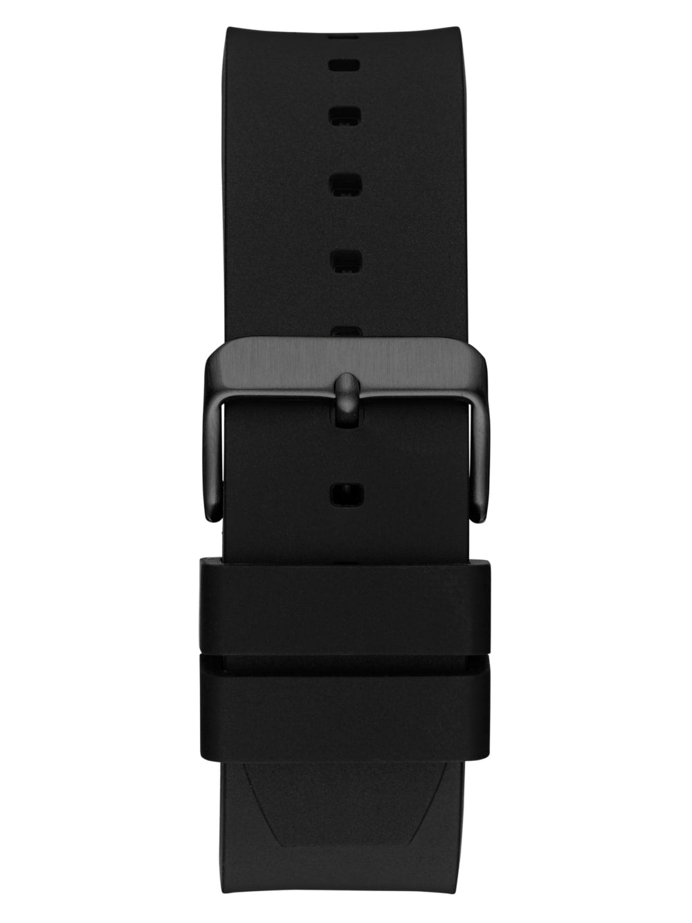 Black Silicone Analog Watch - Guess