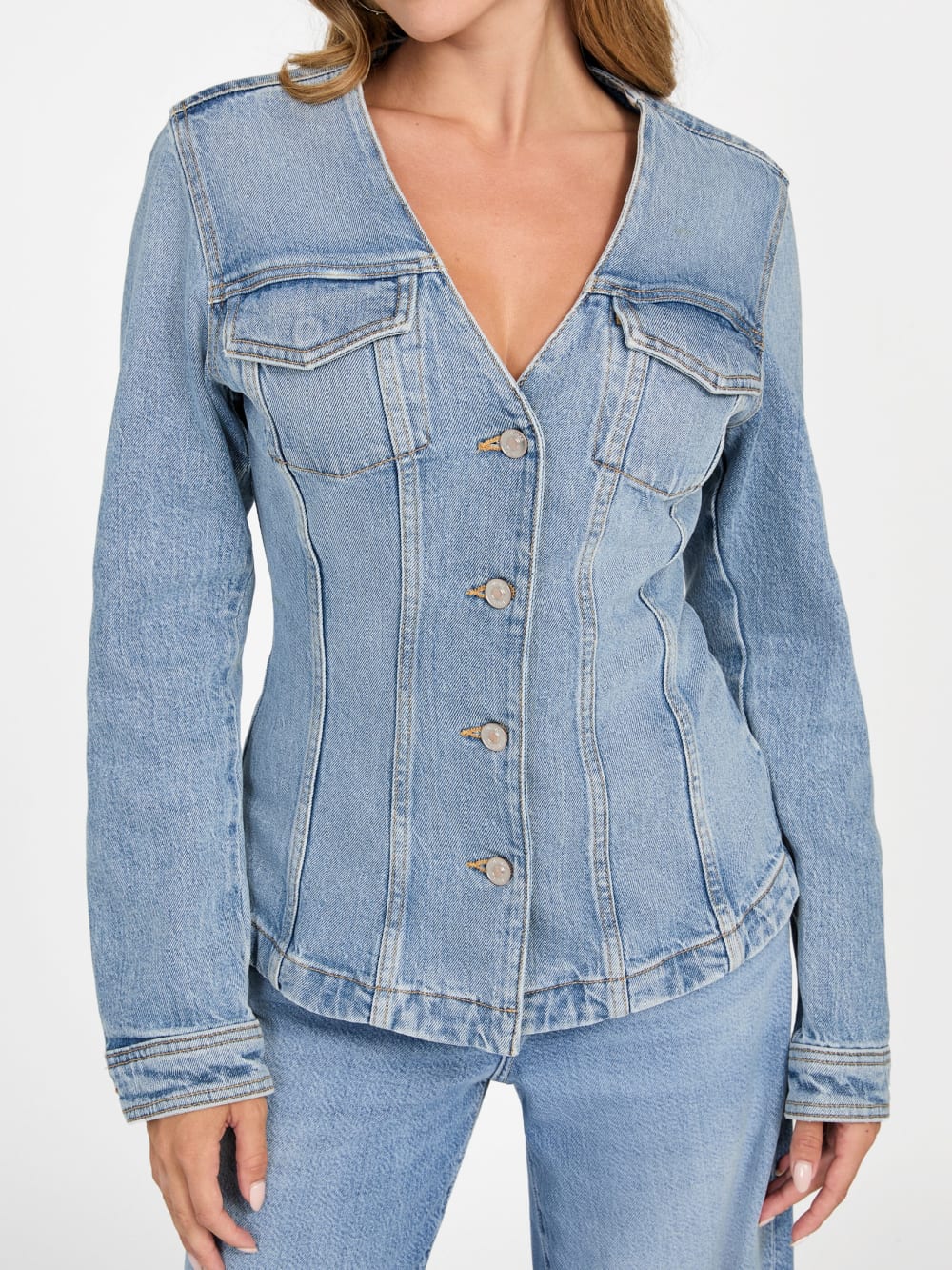 Eco Camille Denim Blazer - Guess