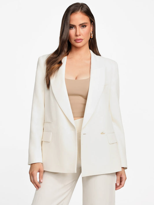 Eco Greta Linen-Blend Blazer - Guess