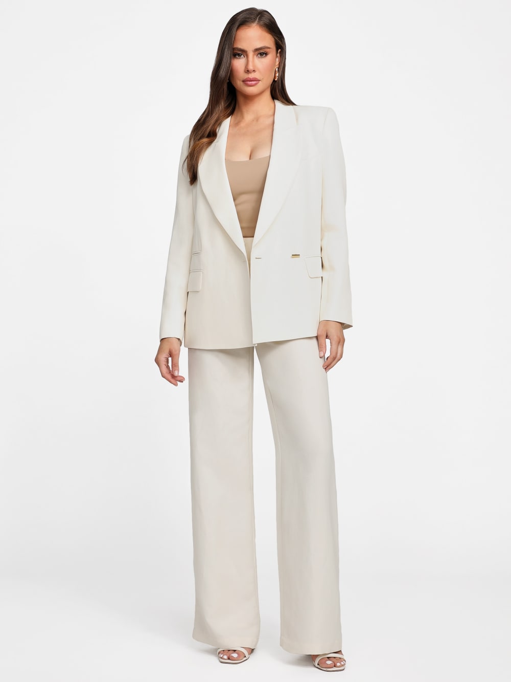 Eco Greta Linen-Blend Blazer - Guess