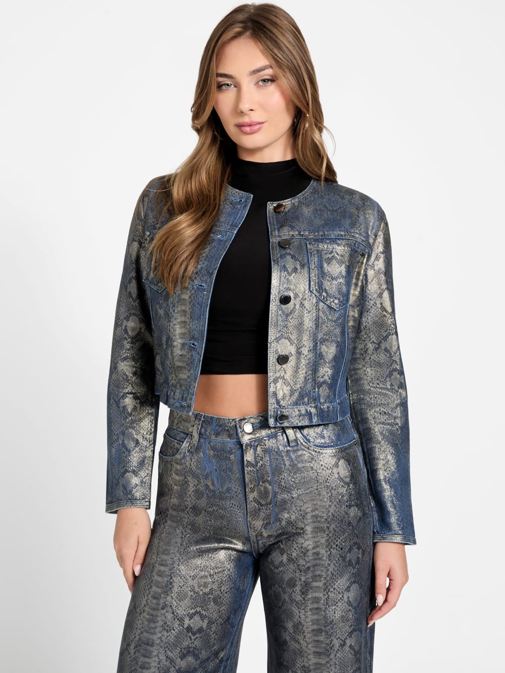 Tersa Snakeskin Jacket - Guess