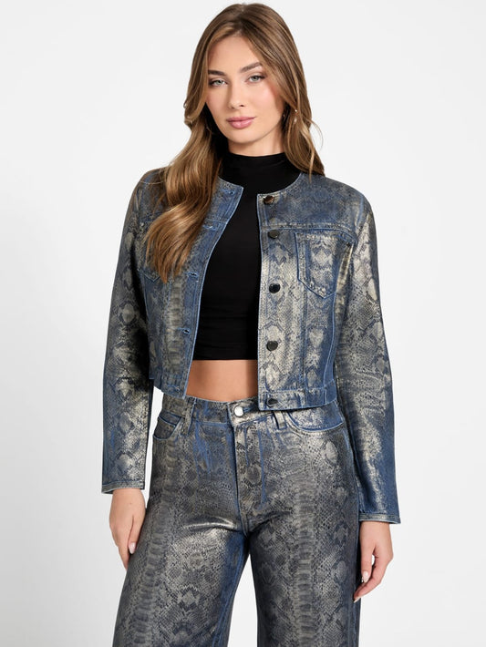 Tersa Snakeskin Jacket - Guess