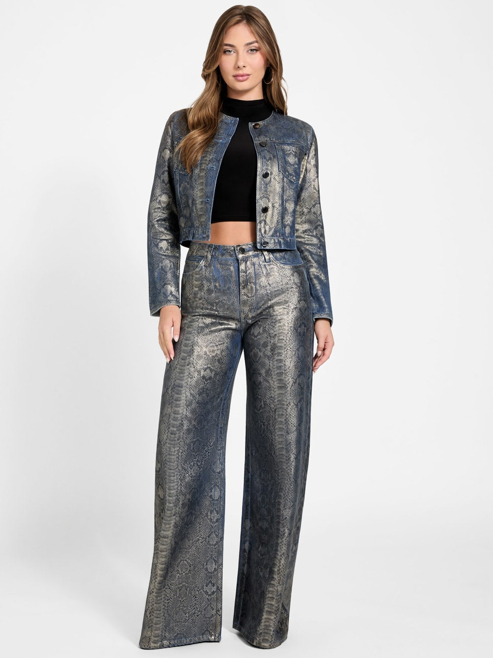 Tersa Snakeskin Jacket - Guess