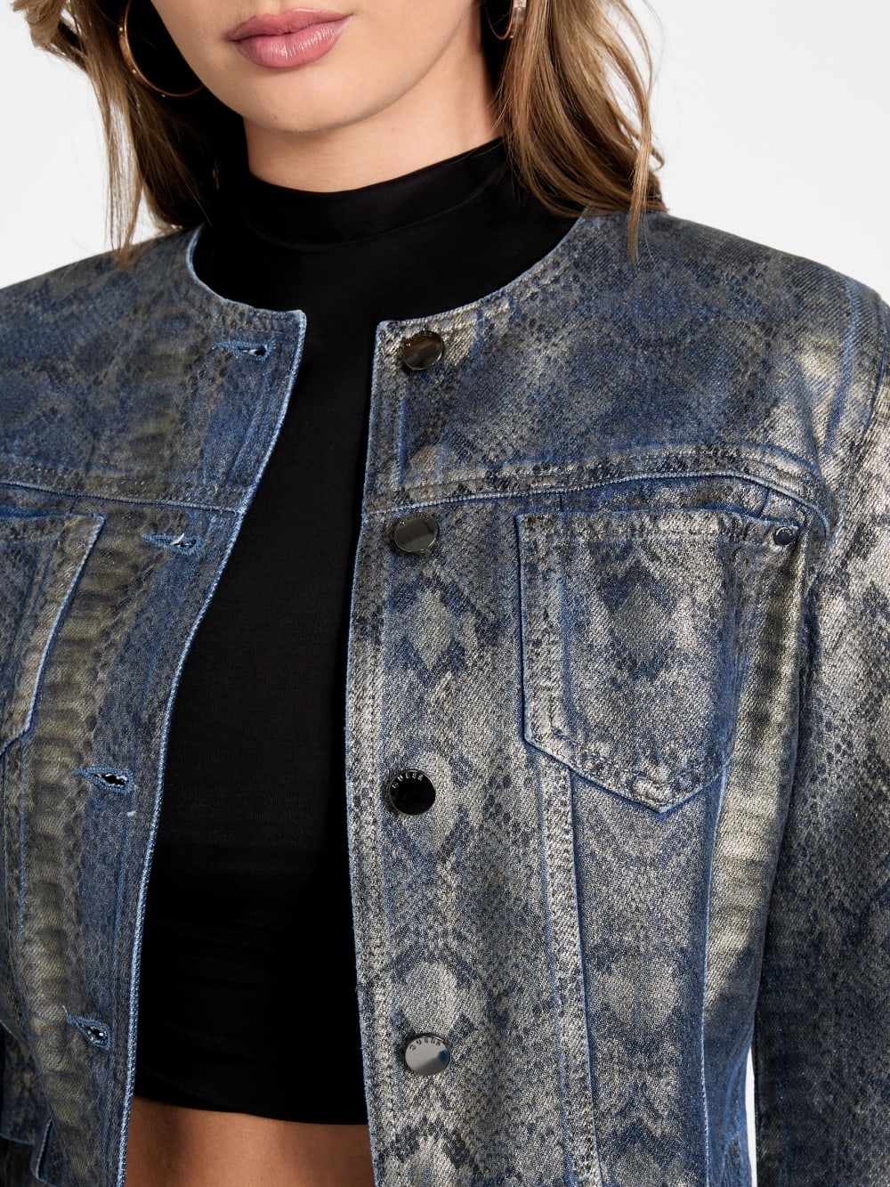 Tersa Snakeskin Jacket - Guess