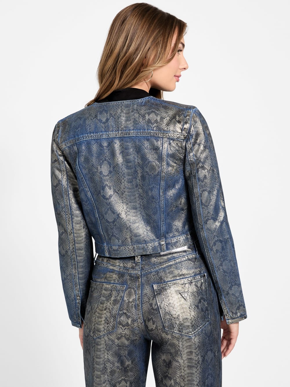 Tersa Snakeskin Jacket - Guess