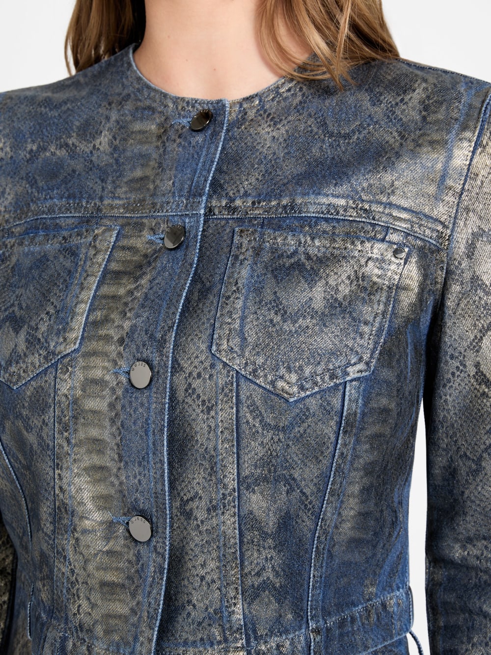 Tersa Snakeskin Jacket - Guess